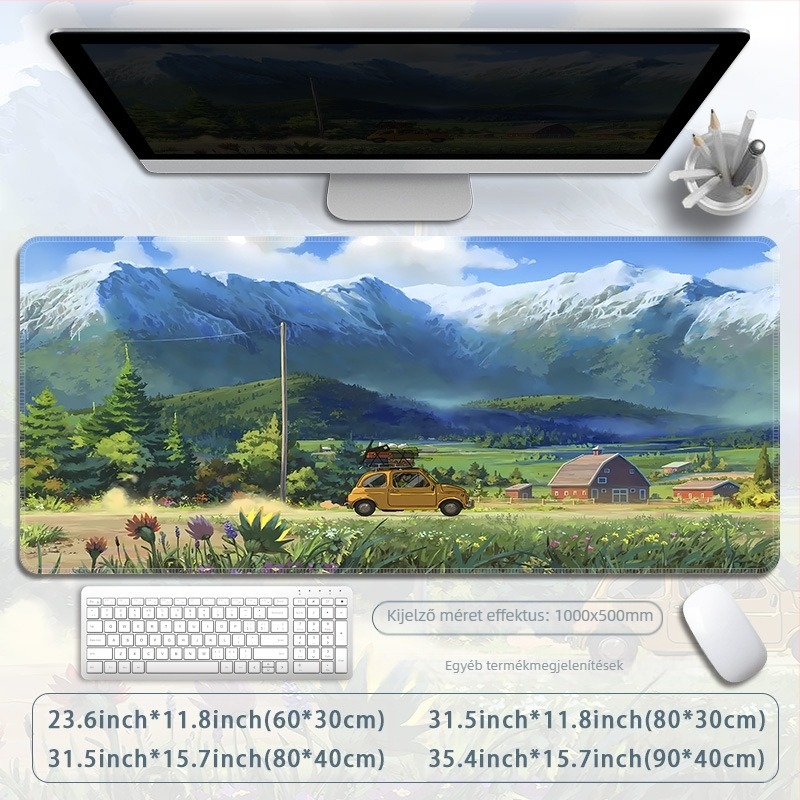 Asztali pad természetes gumiból, csúszásmentes felület, hőtranszfer nyomtatás, testreszabható OEM