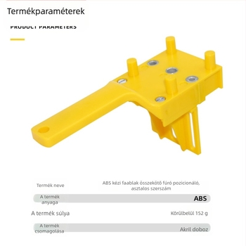 Faipari egyenes lyukasztó, ABS kézi lyukhelymeghatározó fa összeszereléséhez, 1 készlet, középszintű standard, háztartási használatra
