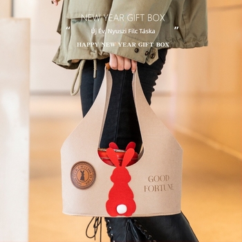 Nyuszi farkú ajándéktáska süteményekhez – ünnepi élelmiszer-csomagolás