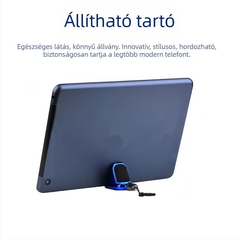 5-az-1-ben állvány telefonhoz és tabletához kapacitív stylusszal és műanyag burkolattal