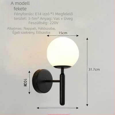 Nordikus stílusú falikar nappaliba és hálószobába, modern minimalist LED falvilágítás TV hátteréhez és folyosóhoz