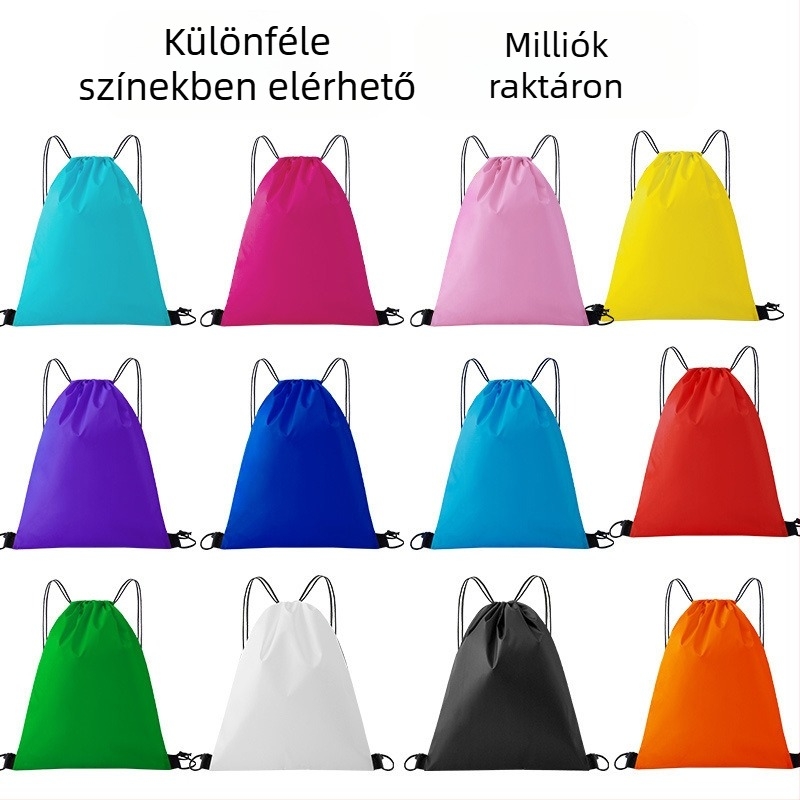 Poliészter kocka formájú hátizsák, sokoldalú, utazáshoz és tároláshoz