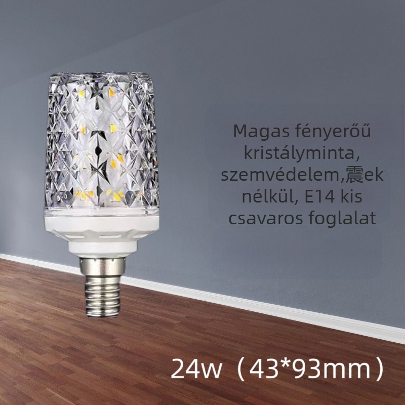 Háztartási LED kukorica lámpa, modell t2, 220 V, LED chip Sanan Optoelectronics, LED gyöngyök 2835, fénysugár 360°
