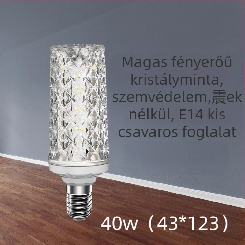 Háztartási LED kukorica lámpa, modell t2, 220 V, LED chip Sanan Optoelectronics, LED gyöngyök 2835, fénysugár 360°