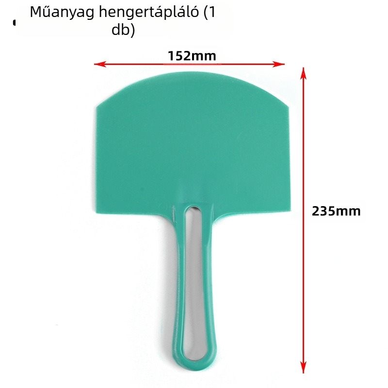 Glettelő kés rozsdamentes acél pengével, műanyag nyél, Jiuling márka, LC cabinet-feeder sorozat