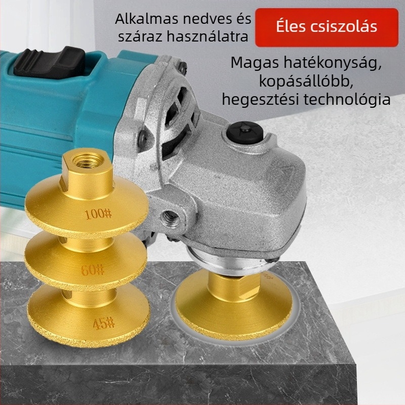 Melton MG025 Gyémánt Brazing síkcsiszoló fej csempéhez, márványhoz és kőhöz – polírozás