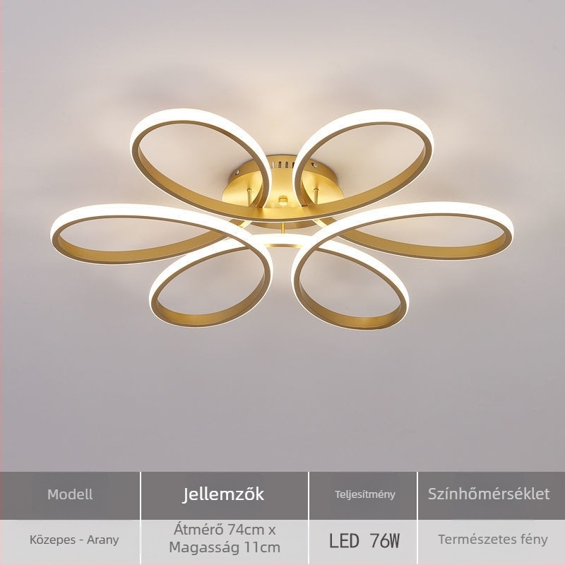 Mennyezeti LED lámpa, X079 modell, 220V, 15–30 m² lefedettség, CRI ≥95