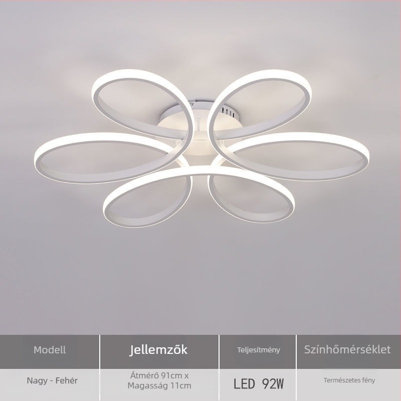 Mennyezeti LED lámpa, X079 modell, 220V, 15–30 m² lefedettség, CRI ≥95