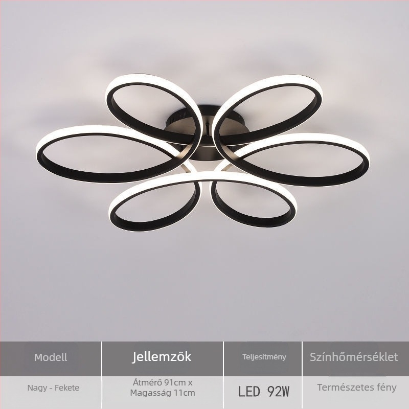 Mennyezeti LED lámpa, X079 modell, 220V, 15–30 m² lefedettség, CRI ≥95