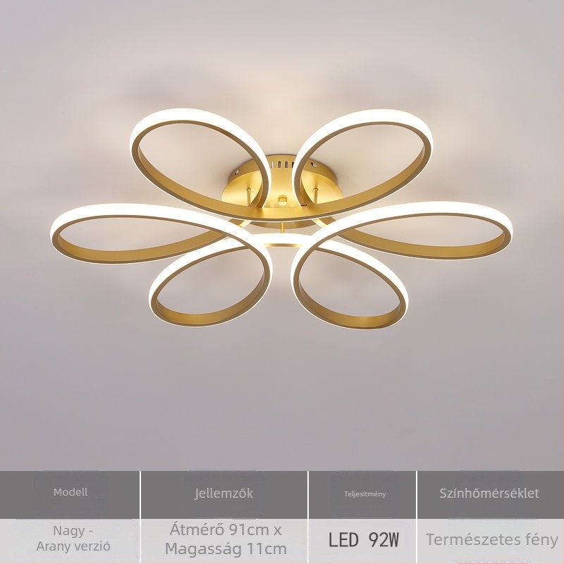 Mennyezeti LED lámpa, X079 modell, 220V, 15–30 m² lefedettség, CRI ≥95