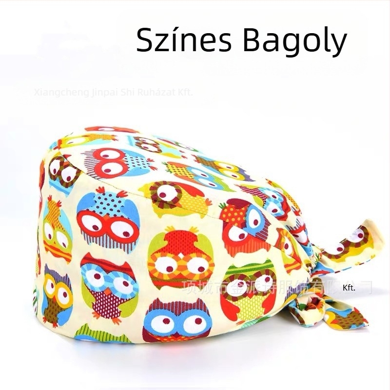 Unisex pamut pullóver sapka graffiti mintával, lapos tetejű, nyomtatott logó