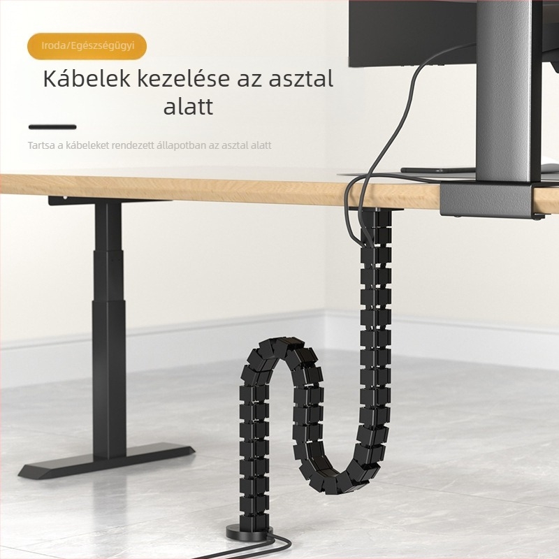 Kígyó alakú kábelkezelő cső • Anyag: PP • Márka: Goweichi • Modell: 2024725-1 • Stílus: Modern egyszerű