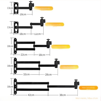 Projektor falra szerelhető tartó