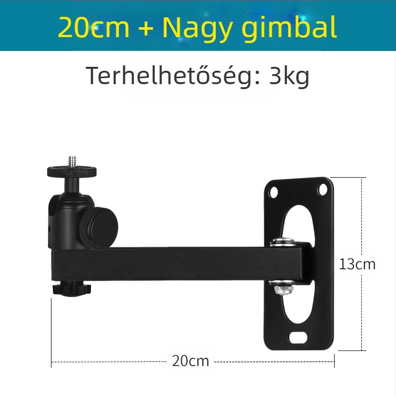 Projektor falra szerelhető tartó