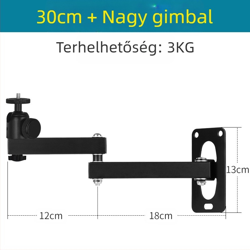 Projektor falra szerelhető tartó