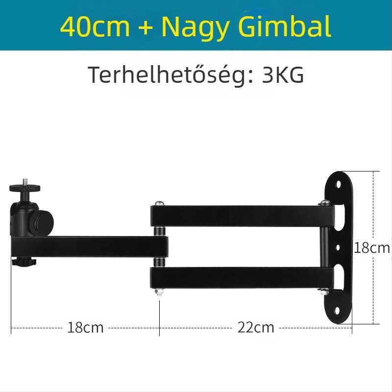 Projektor falra szerelhető tartó