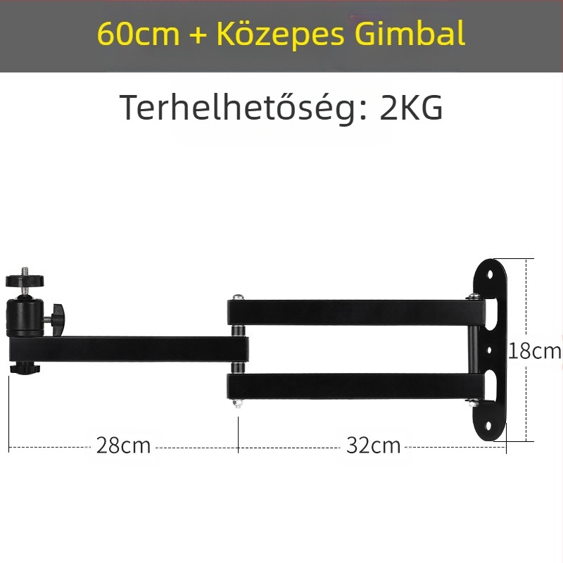 Projektor falra szerelhető tartó
