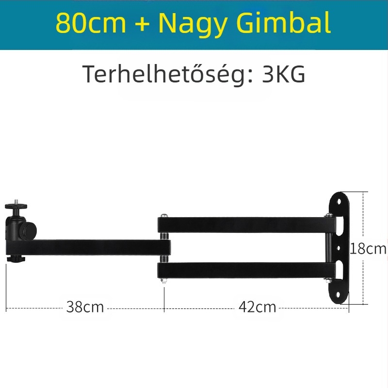 Projektor falra szerelhető tartó
