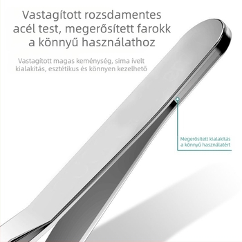 Csipesz akváriumhoz és növényekhez – egyenes fejű, rozsdamentes acél 304, korrózióálló, testreszabható