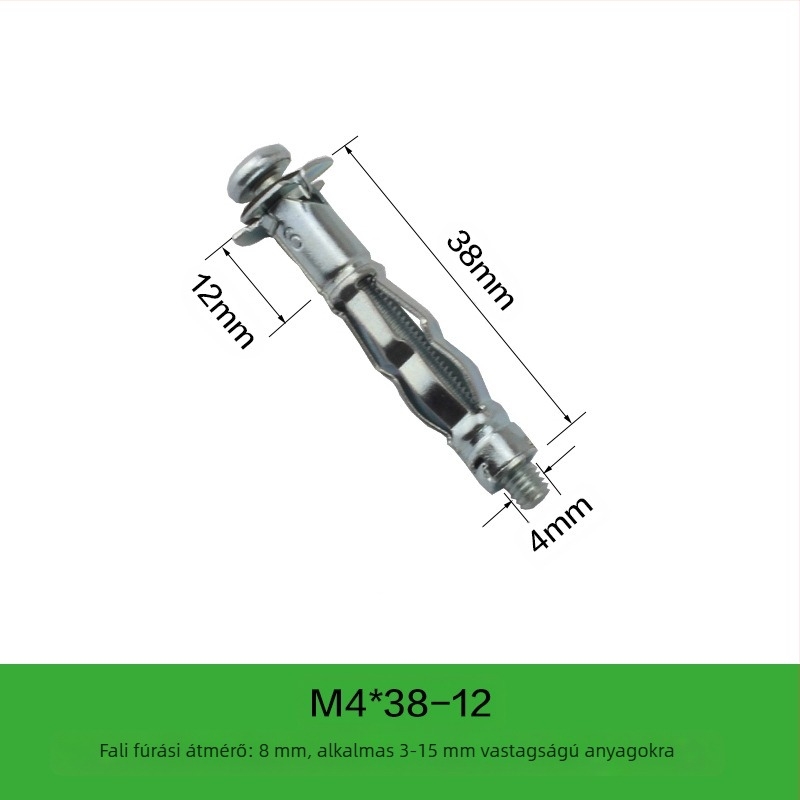 Ryder üreges téglaexpanziós csavar gipszkartonhoz (M4-M8)