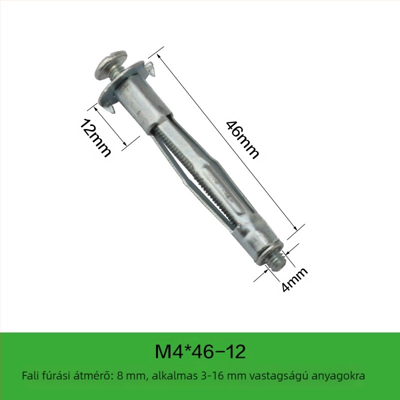 Ryder üreges téglaexpanziós csavar gipszkartonhoz (M4-M8)