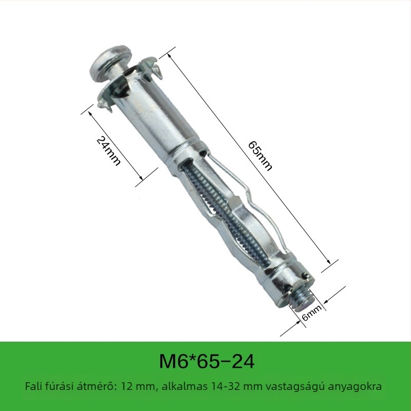 Ryder üreges téglaexpanziós csavar gipszkartonhoz (M4-M8)