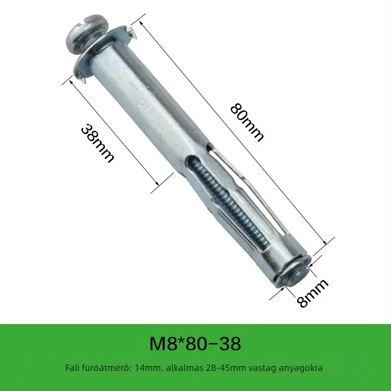 Ryder üreges téglaexpanziós csavar gipszkartonhoz (M4-M8)