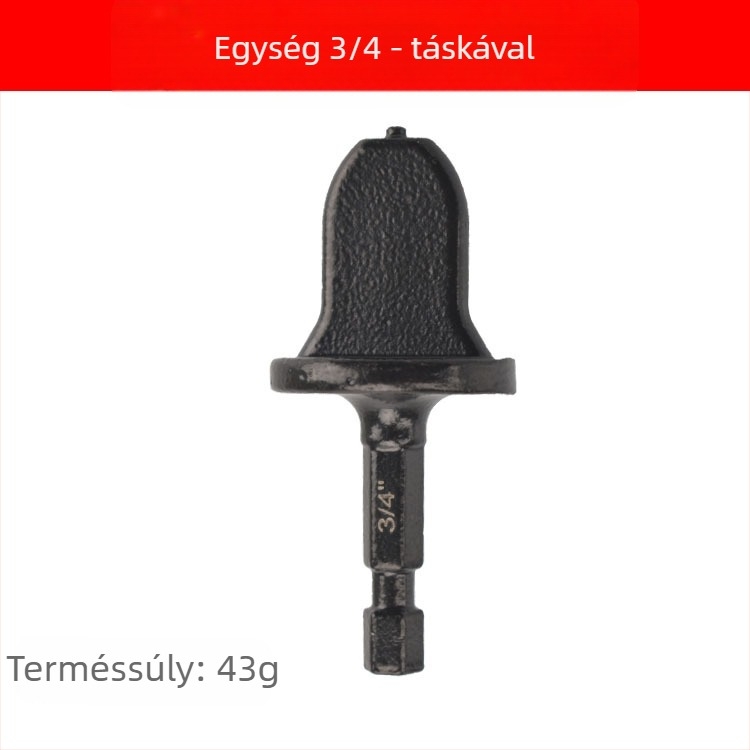 11 darabos hatszögfejű rézcső-expander készlet, kompatibilis fúróval, szénacél anyagból