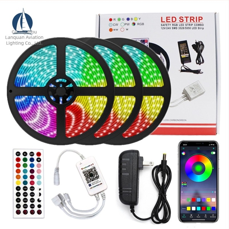 LED szalagkészlet 5050 RGB 2835 intelligens zenei APP Bluetooth Wi-Fi két mód 5m 10m 20m