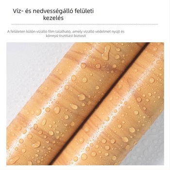 Fa mintás öntapadós matrica bútorokra – vízálló, nedvességálló, szennyeződés- és penészmentes, PVC falidekor