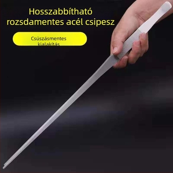 Rozsdamentes acél vízi növények csipesze, egyenes fejű, korrózióálló, testreszabható
