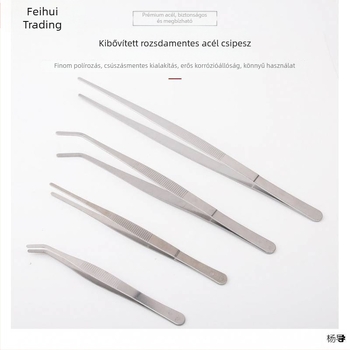 Rozsdamentes acélból készült kerek fejű, csúszásmentes hosszú csipesz akváriumhoz (Yang Dao) – fogóanyag: Egyéb; hegy anyaga: Egyéb; eredet: Kina