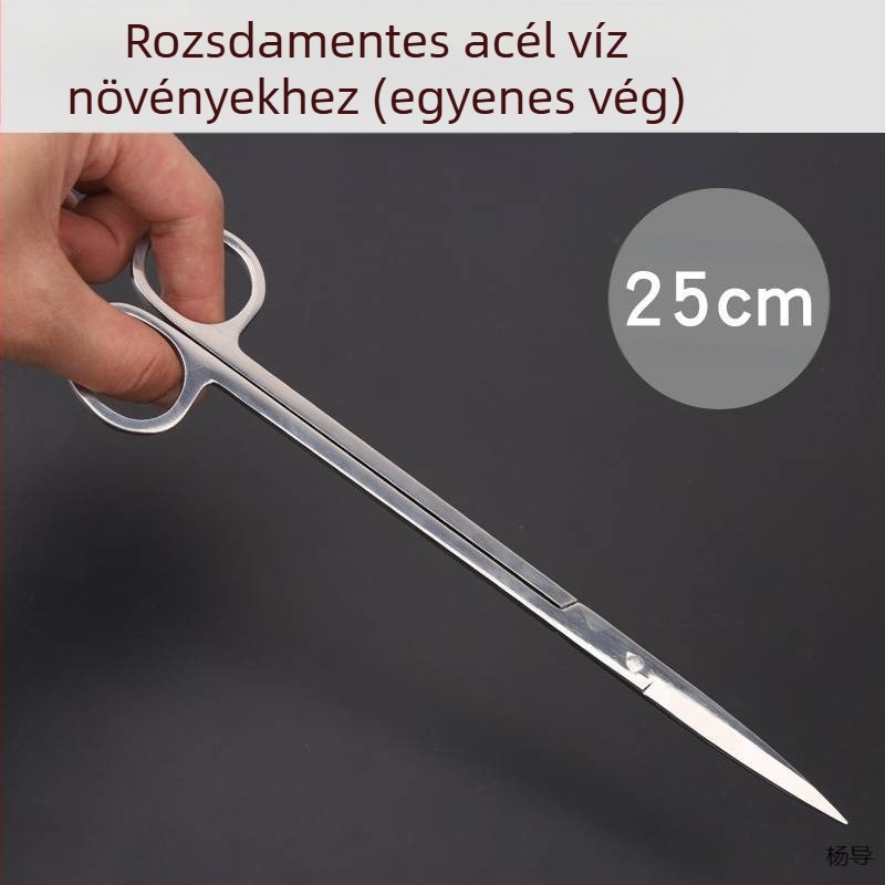 Rozsdamentes acélból készült kerek fejű, csúszásmentes hosszú csipesz akváriumhoz (Yang Dao) – fogóanyag: Egyéb; hegy anyaga: Egyéb; eredet: Kina