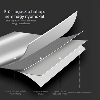 Öntapadó PVC tömítőszalag konyhához és fürdőszobához – vízálló, penészálló, 0.1 mm vastagság, magas hőmérséklet-tűrés