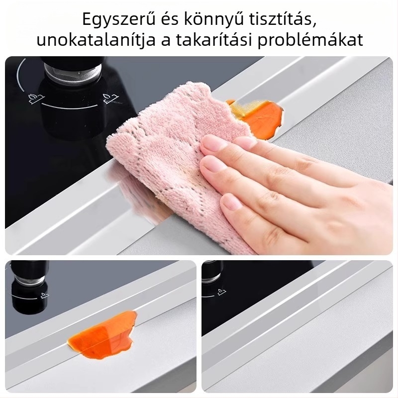 Öntapadó PVC tömítőszalag konyhához és fürdőszobához – vízálló, penészálló, 0.1 mm vastagság, magas hőmérséklet-tűrés