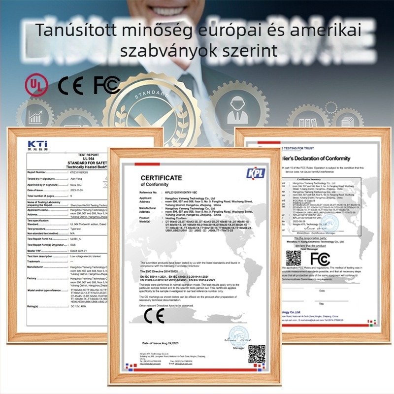FEBORY Elektromos pléd, járműre csatlakozó tápellátás, 12V, 72W, egygombos vezérlés