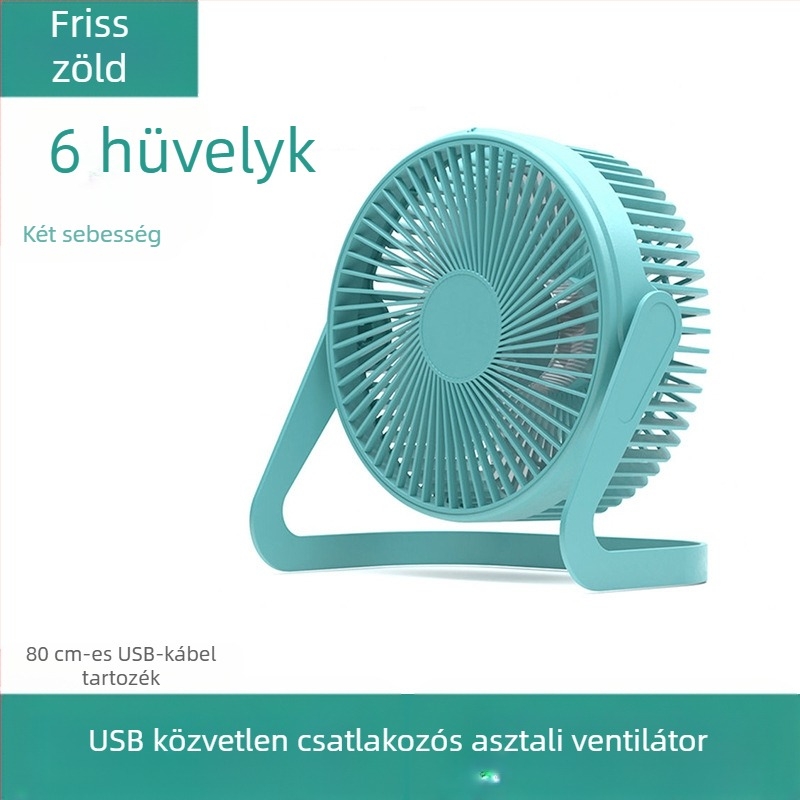 USB-s mini asztali ventilátor, 5/6/8 hüvelyk méretben, irodai asztali ventilátor, nagy légáramlattal