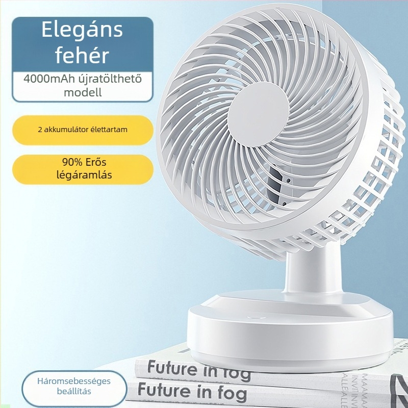 USB-s mini asztali ventilátor, 5/6/8 hüvelyk méretben, irodai asztali ventilátor, nagy légáramlattal