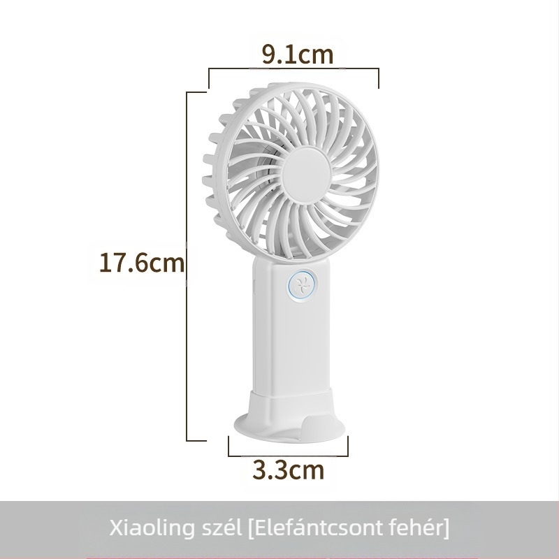 2026 Hordozható mini újratölthető kézi ventilátor párásító permettel, kültéri használatra, USB, 3 sebesség