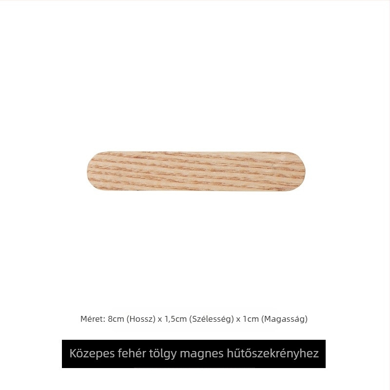 Fából készült hűtőmágnes üzenetfal, egyszerű stílus — Beauty Room