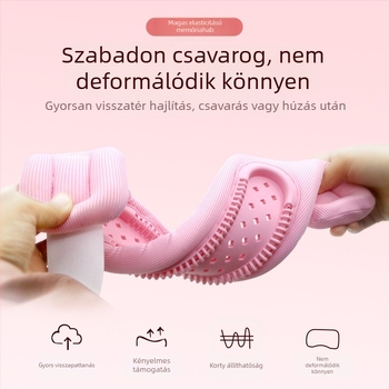 Nyakmerevítő – szilikonból, lélegző nyaki védelem, anti-hajlítás dizájn, otthoni használatra