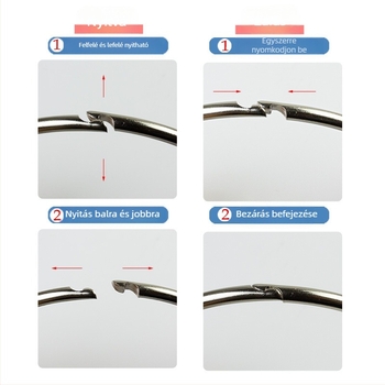 Fém könyvgyűrű kötő kiegészítő irodai kellék – Easy to apply