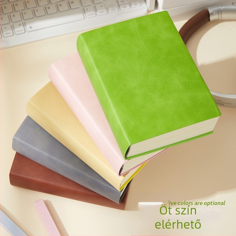 Notebook Longe/Langjie PU borítóval, vonalas kötés, Dowling papír 80 g/m², 640 oldal, üzleti iroda stílus