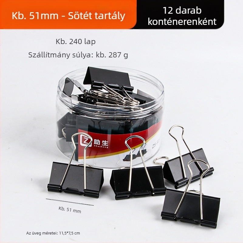 Alive Fém Hosszú Farok Klip – Iroda Klip, Csomagolás: Vastag Tekercs / Vékony Cső