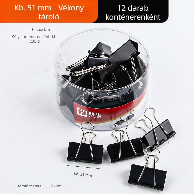 Alive Fém Hosszú Farok Klip – Iroda Klip, Csomagolás: Vastag Tekercs / Vékony Cső