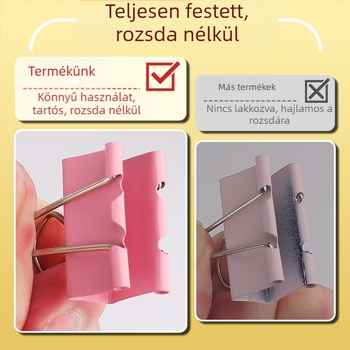 Fém kivitelű iratklipsz, modell LCT5561, hordó típusú csomagolás