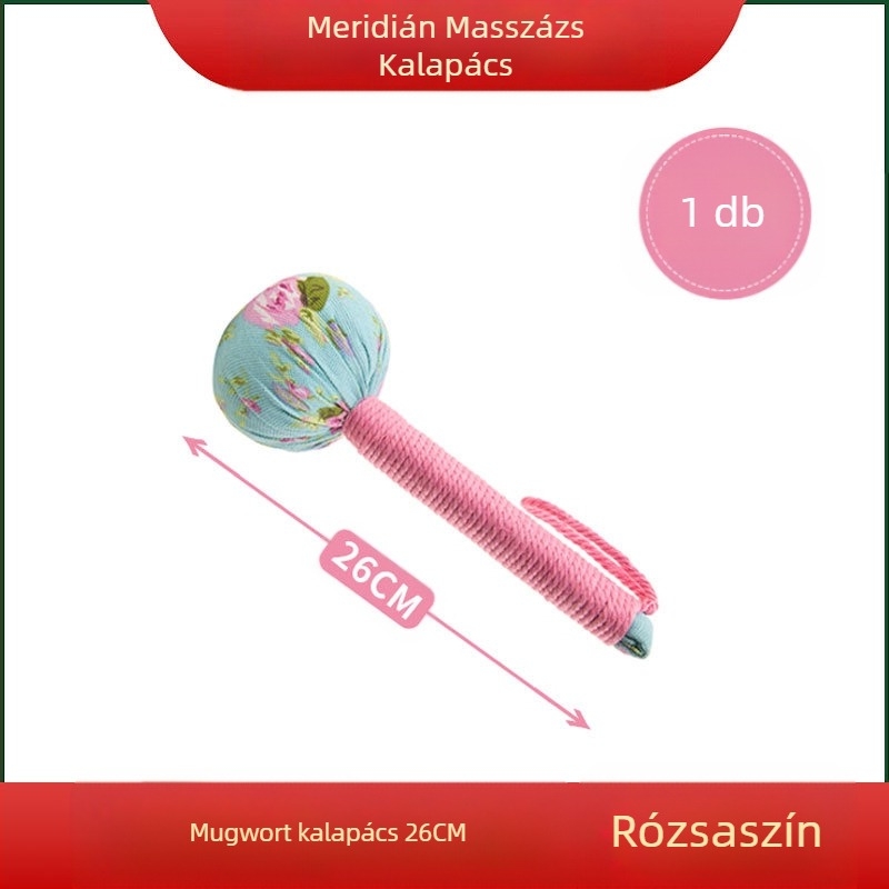 Mugwort Egészség Kalapács AY-006 – Meridián Masszázs Eszköz az Egész Testre (Hát, Váll, Nyak, Derek, Lábak)