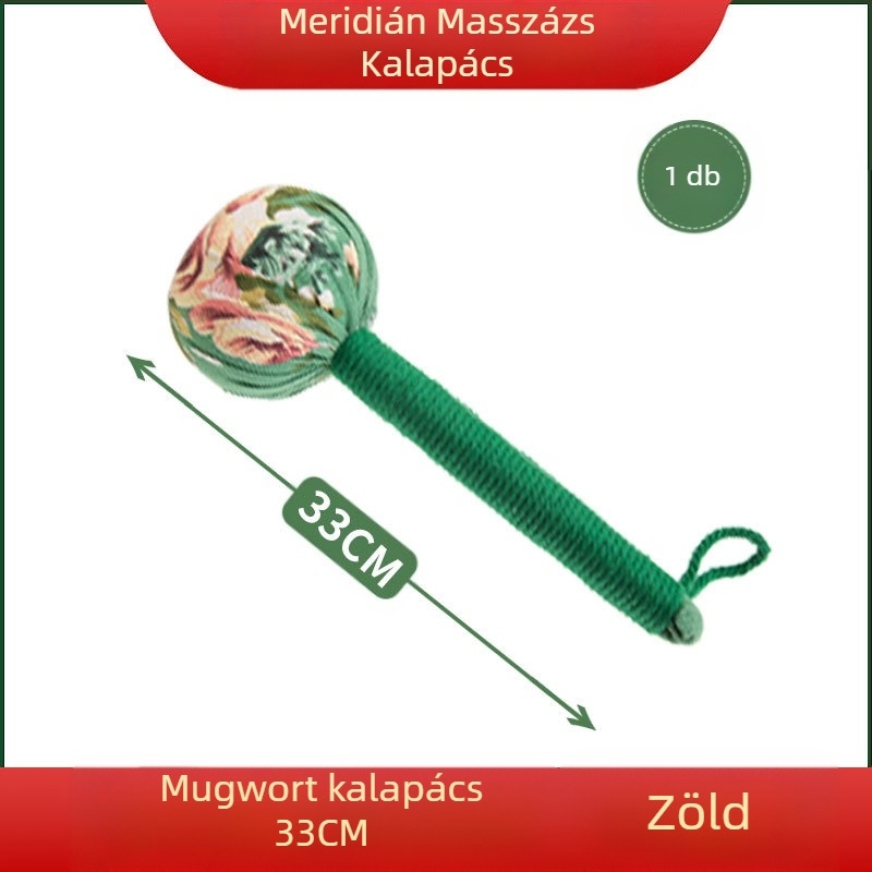 Mugwort Egészség Kalapács AY-006 – Meridián Masszázs Eszköz az Egész Testre (Hát, Váll, Nyak, Derek, Lábak)