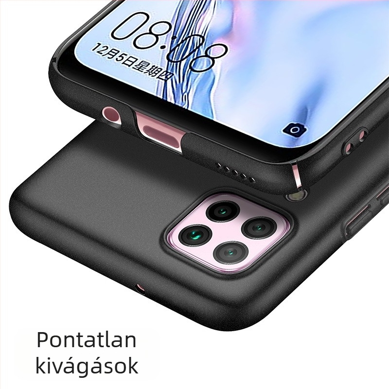 Huawei P40 Lite / P40 Pro telefonvédő – PC hátlap, injekciós öntés, ütésálló, hőelvezetés, leesés elleni védelem