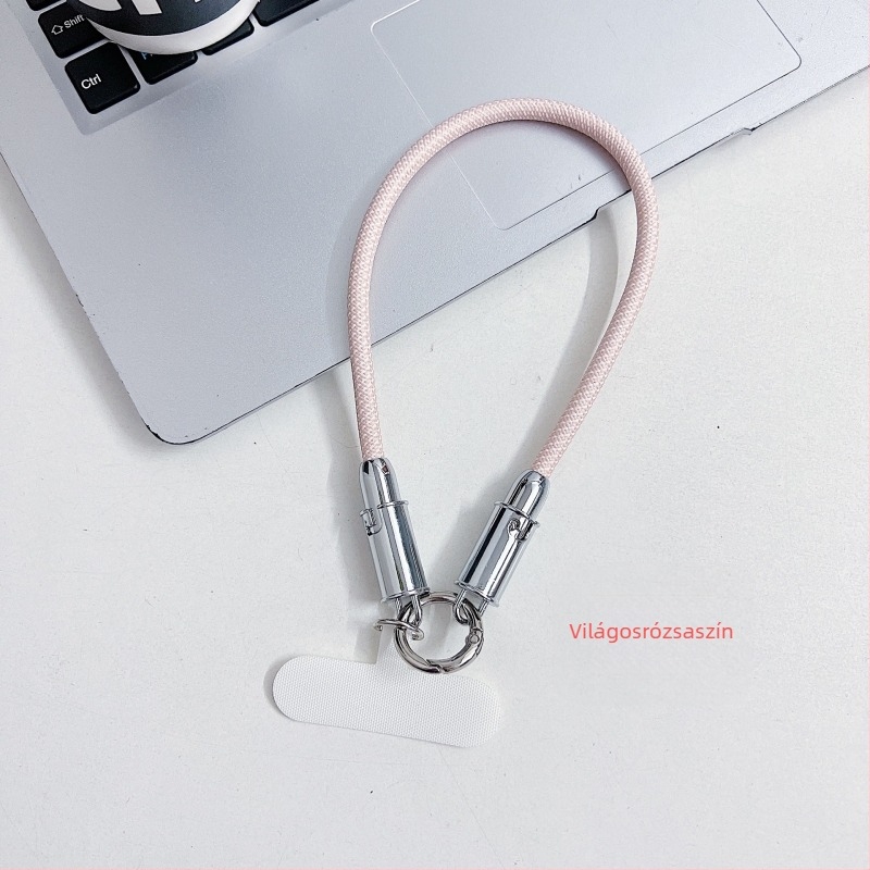 Karkötővel ellátott adatkábel Apple és Android készülékekhez, fém csattal, hordozható kialakítás, gyors töltés